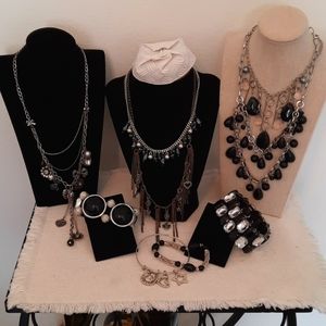 BLACK & SILVER JEWELRY*PAST& PRESENT